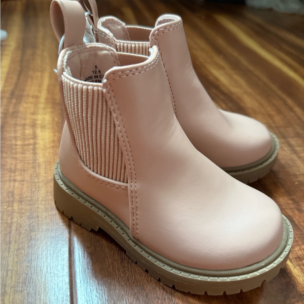 Pink Kids Ankle Boots
